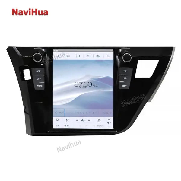 10.4 Inch Android Car Multimedia Player Vertical Screen 8G ROM Stereo Function IPS Screen GPS Navigation Tesla Style