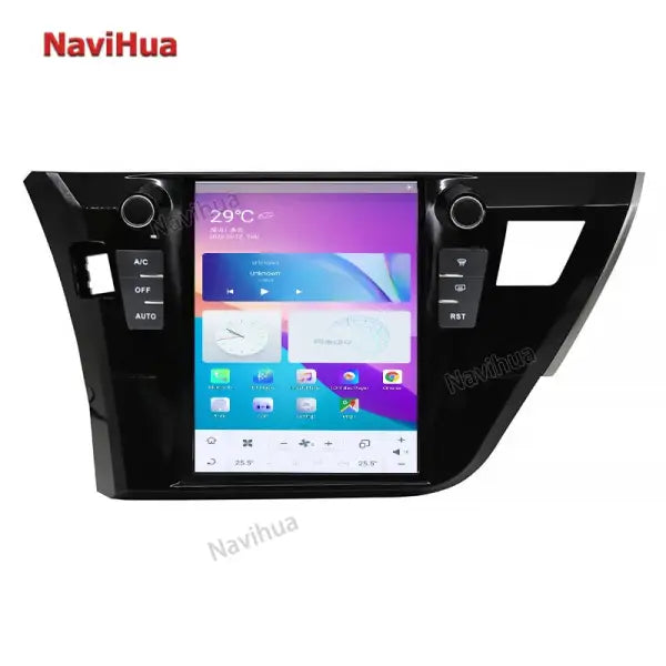 10.4 Inch Android Car Multimedia Player Vertical Screen 8G ROM Stereo Function IPS Screen GPS Navigation Tesla Style