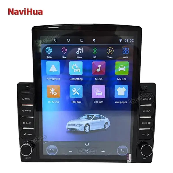 10.4 Inch Android Car Radio Stereo Universal Blue UI Double Din GPS Navigation Car DVD Multimedia Player with Carplay