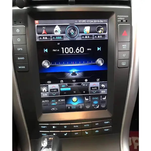 10.4 Inch Android Vertical Screen GPS Navigation System Car DVD Player Car Radio for Tesla Style Ford EDGE 2009-2014