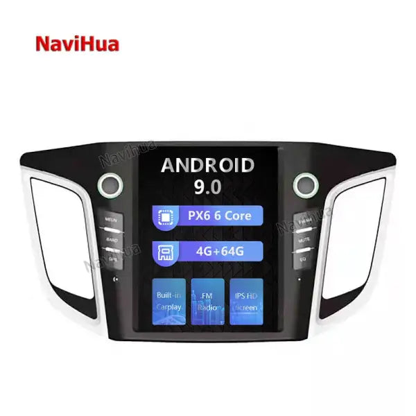 10.4 Inch Built-In HD GPS Navigation Touch Screen Android Car Radio Car DVD Player Car Stereo for Hyundai Creta IX25