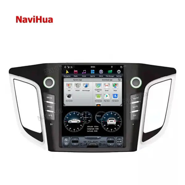 10.4 Inch Built-In HD GPS Navigation Touch Screen Android Car Radio Car DVD Player Car Stereo for Hyundai Creta IX25