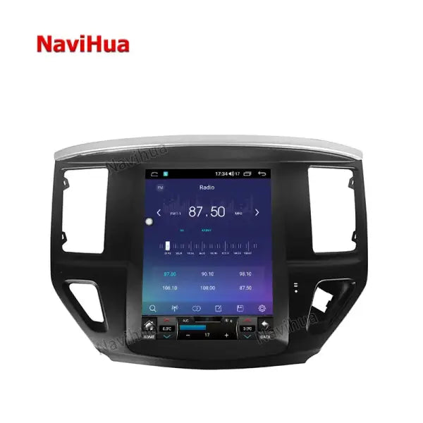 10.4 Inch Vertical Android Car Radio Touch Screen Stereo Video Audio GPS for Tesla Style for Nissan for Pathfinder 2012