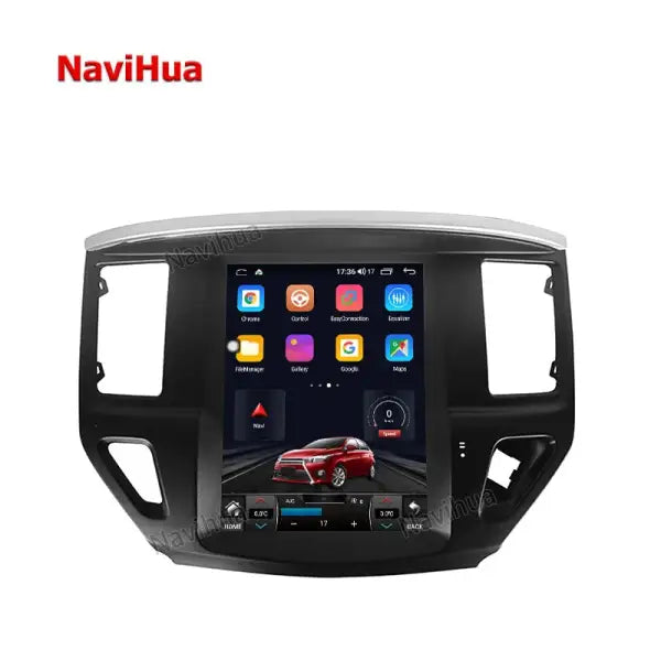 10.4 Inch Vertical Android Car Radio Touch Screen Stereo Video Audio GPS for Tesla Style for Nissan for Pathfinder 2012