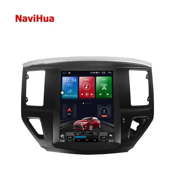 10.4 Inch Vertical Android Car Radio Touch Screen Stereo Video Audio GPS for Tesla Style for Nissan for Pathfinder 2012