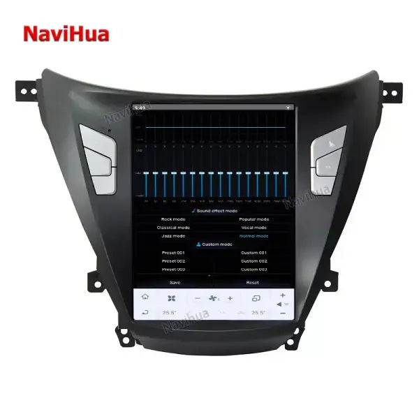 10.4 Inch Vertical Screen Android 11.0 Car Audio Stereo DVD Player GPS Navigation for Tesla Style Hyundai Elantra