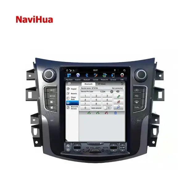 10.4" Tesla Style Vertical Screen Auto Radio Navigation for Nissan Navara NP300 Terra GPS Navi Head Unit Android Gps