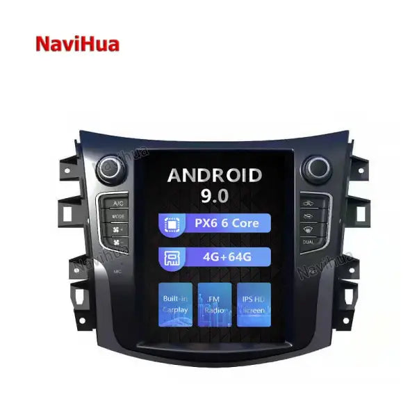 10.4" Tesla Style Vertical Screen Auto Radio Navigation for Nissan Navara NP300 Terra GPS Navi Head Unit Android Gps