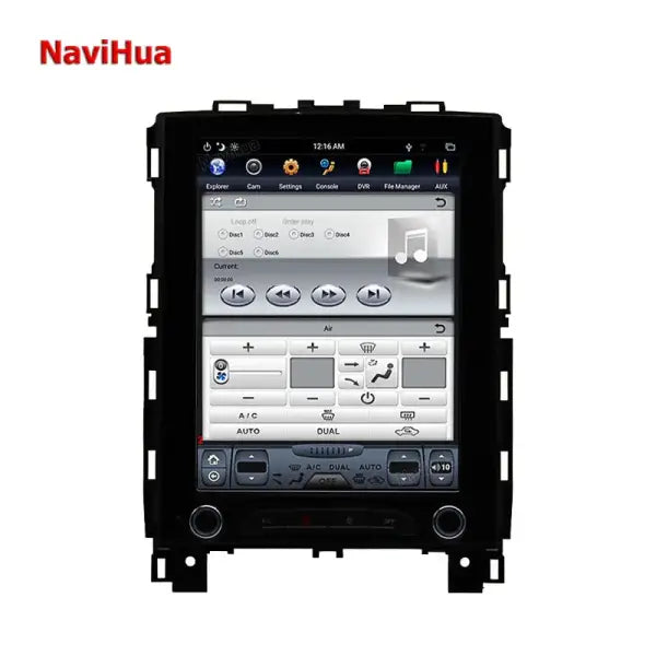 10.4'' Vertical Screen Android Car DVD Player Multimedia GPS Navigation System for Tesla Style Renault Megane 4