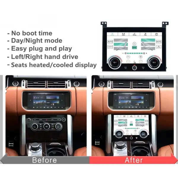 10 Inch Touch Screen Ac Board Car Air Conditioner Control Conditioning Panel Climate Control for Land Rover Vogue L405