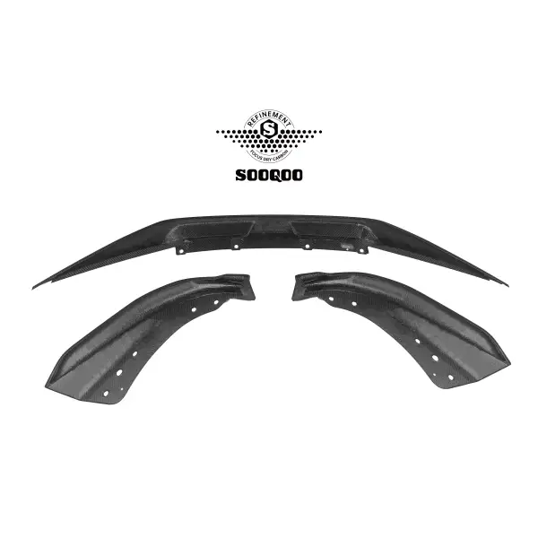 100% Dry Carbon Fiber Gloss Carbon Front Splitter Front Lip for BMW 4 Series G22 G23 Coupe 2021-IN