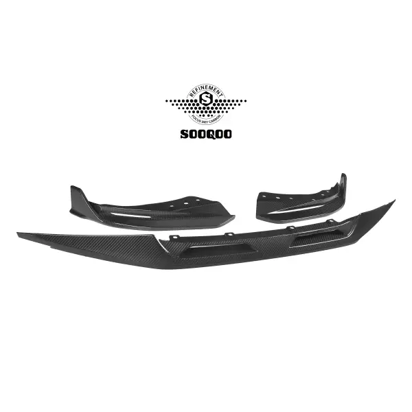 100% Dry Carbon Fiber Gloss Carbon Front Splitter Front Lip for BMW 4 Series G22 G23 Coupe 2021-IN