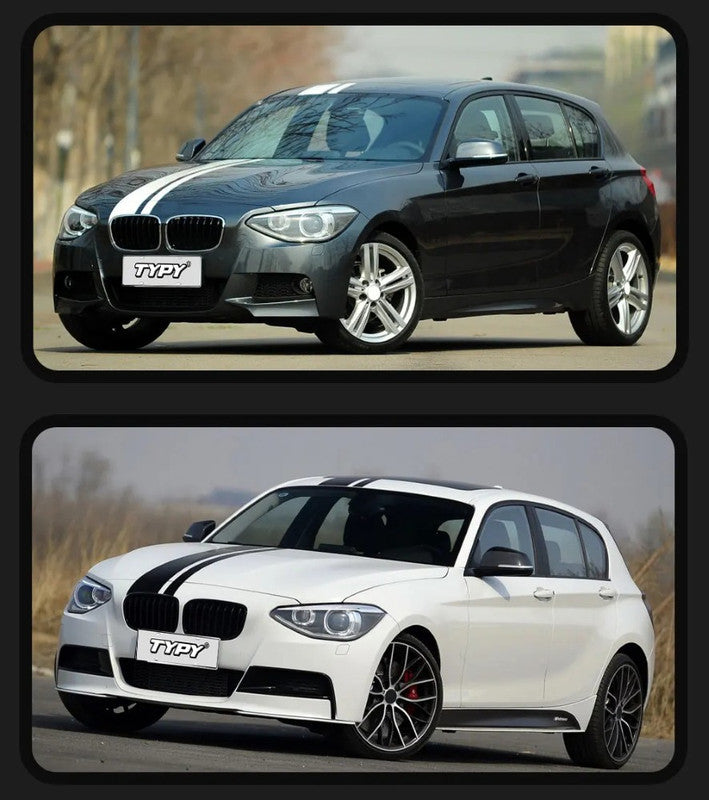Car Craft Compatible With Bmw 1 Series F20 2011-2014 Car Front Upgraded Head Light Lamp Xenon Headlight Retrofit Upgrade Modified Led Drl Hid Led Lci Style For Helogen Car