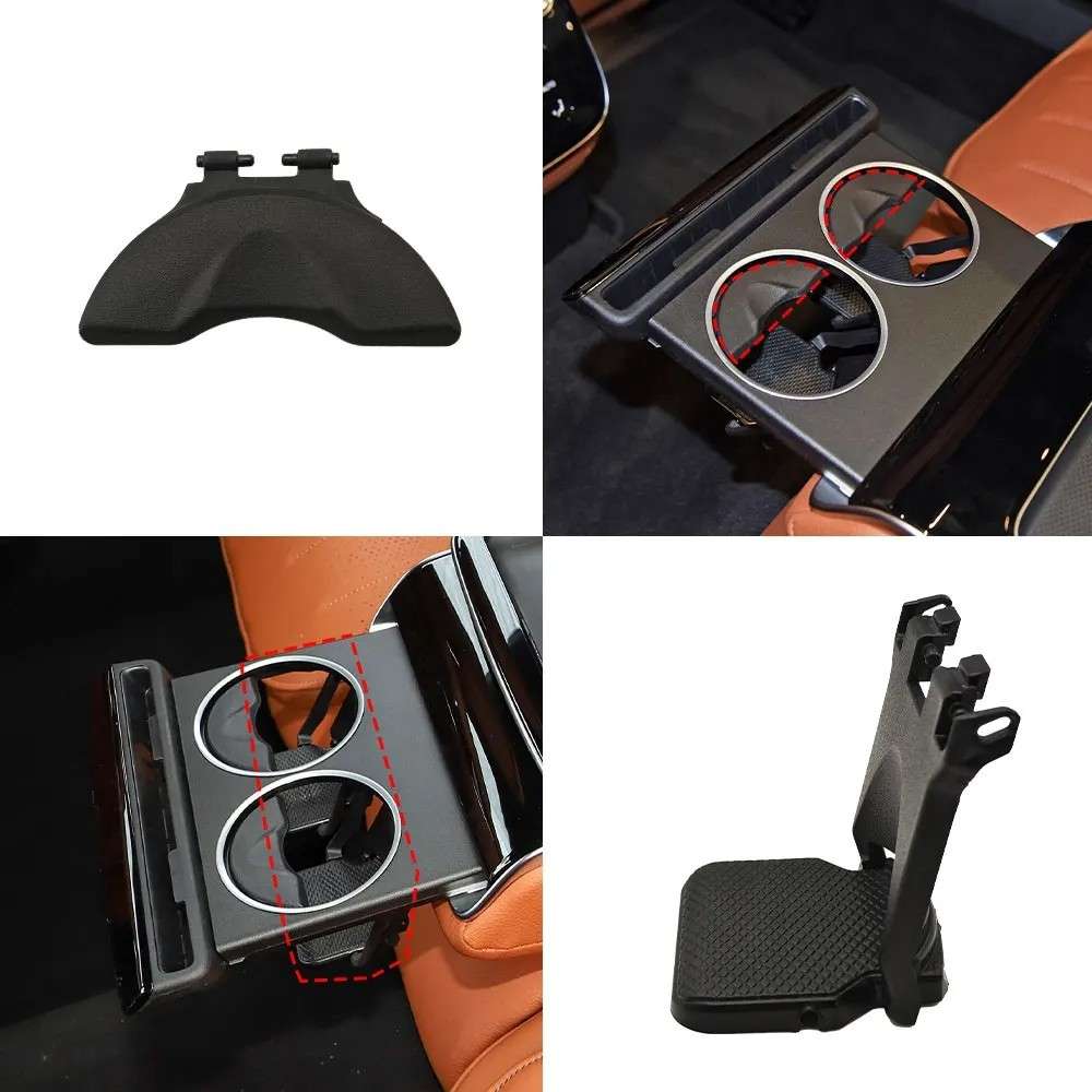 Car Craft Compatible With Mercedes Benz S Class W223 2020-2025 E Class W214 2024+ Glc W254 X254 2024+ Rear Center Console Water Cup Drink Holder Buckle Clip 2238130300-3 Model C CC-8471 - CAR CRAFT INDIA