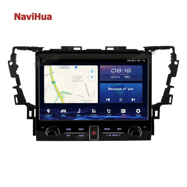 11.6 Inch 2K Portable Car Multimedia DVD Player Android GPS Navigation Head Unit Car Radio Stereo Video Toyota Alphard