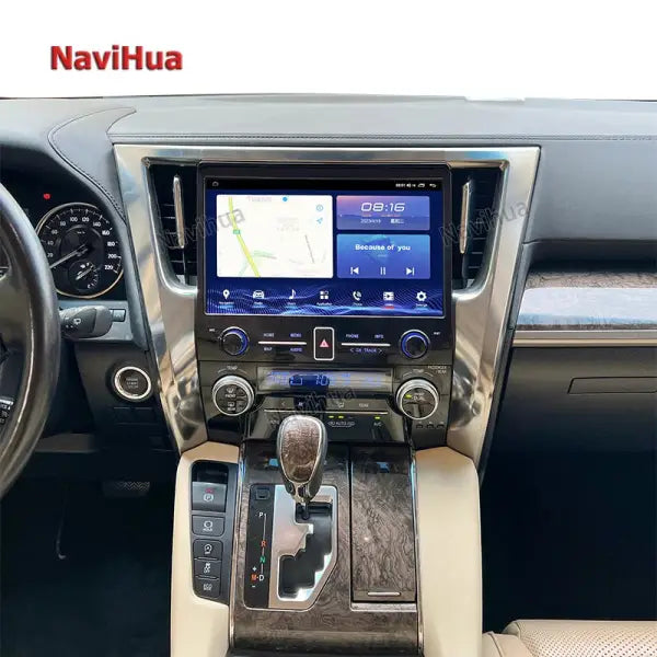 11.6 Inch Touch Screen Android GPS Navigation Car DVD Player Auto Radio Car Stereo for Toyota Alphard 2015-2019