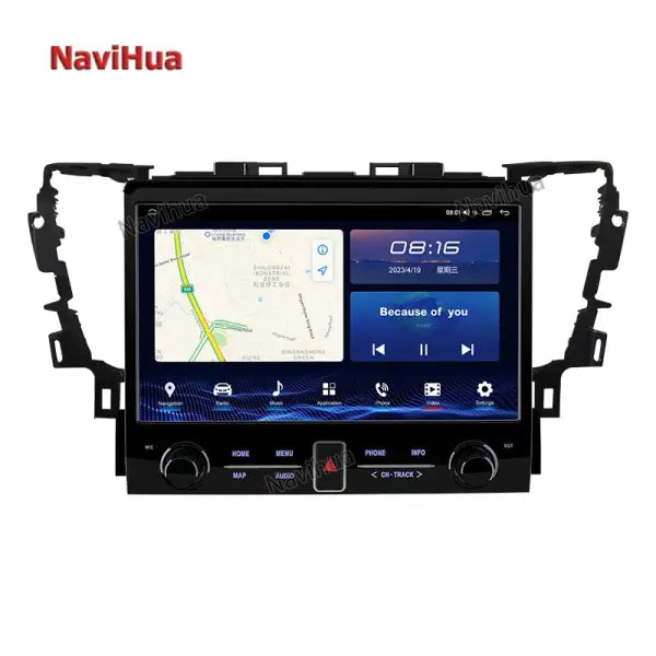 11.6 Inch Touch Screen Android GPS Navigation Car DVD Player Auto Radio Car Stereo for Toyota Alphard 2015-2019