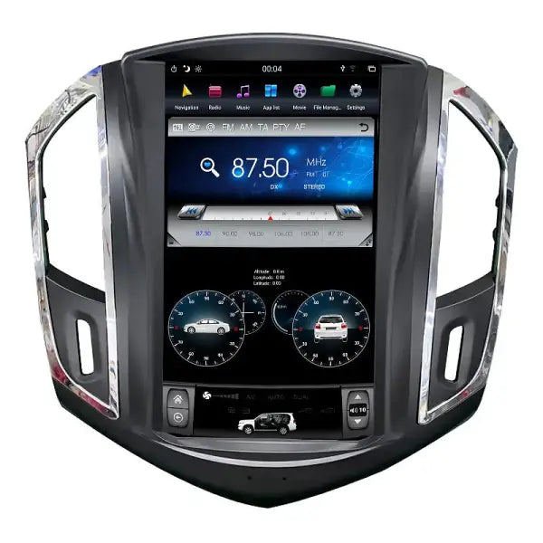 11. 8 Inch for Tesla Style Vertical Touch Screen Car Radio DVD Player Android GPS and Wifi for Chevrolet for Cruze 2012