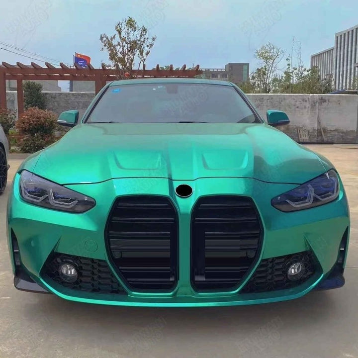 Car Craft Compatible With Bmw 3 Series F30 2012-2018 Upgrade Convert To G80 M3 M4 Narrow Bodykit Bumper Grill Fender Hood Side Skirts Grill Diffuser Exhaust Pipe Tip Headlight - CAR CRAFT INDIA