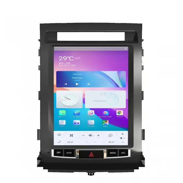 12.1 Inch Android 11 Car Stereo System with GPS Navigation Vertical Screen 8G ROM Radio Function BT Connection