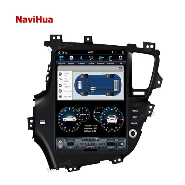 12.1 Inch Android 7.1 Auto Radio Audio Stereo Car Multimedia Player GPS Navigation for Tesla Style K5 Optima 2011-2015