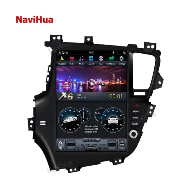 12.1 Inch Android 7.1 Auto Radio Audio Stereo Car Multimedia Player GPS Navigation for Tesla Style K5 Optima 2011-2015