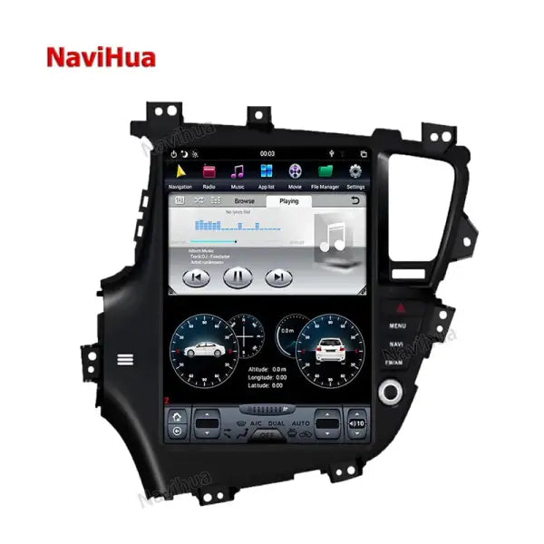 12.1 Inch Android 7.1 Auto Radio Audio Stereo Car Multimedia Player GPS Navigation for Tesla Style K5 Optima 2011-2015