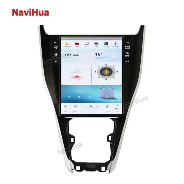 12.1 Inch Portable Android 11 Car DVD Player Touch Screen GPS Navigation System Tesla Style Toyota Harrier 2013-2020
