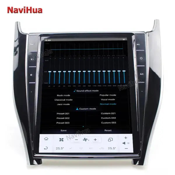 12.1 Inch Tesla Style Vertical Screen Android 7.1 Car Dvd Multimedia Player for Toyota Harrier Audio Gps Navigation