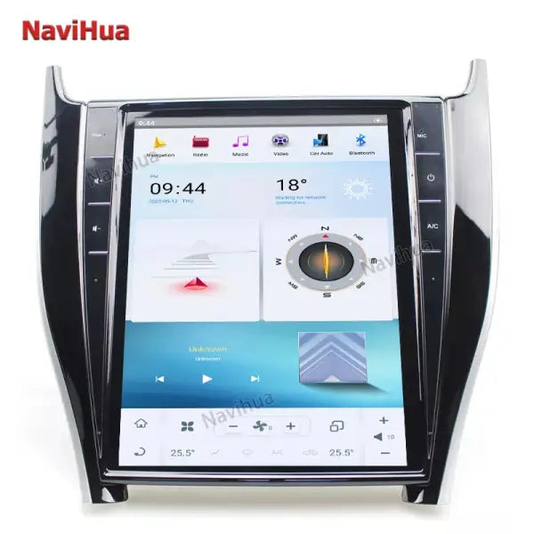 12.1 Inch Tesla Style Vertical Screen Android 7.1 Car Dvd Multimedia Player for Toyota Harrier Audio Gps Navigation