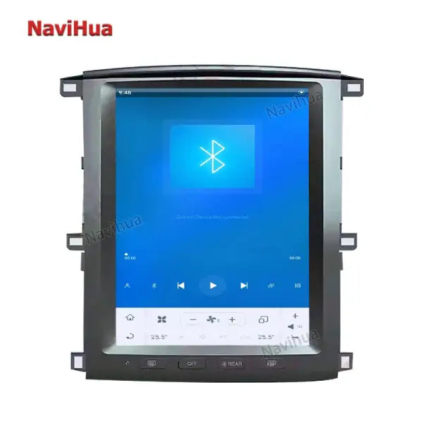 12.1 Inch Touch Screen Car DVD Player GPS Navigation Android Car Radio for Tesla Style Toyota Land Cruiser 100 2003-2007