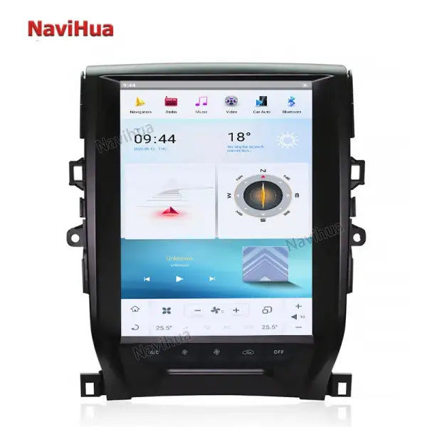 12.1 Inch Touch Vertical Screen Android 11 Car Multimedia DVD Player Radio for Tesla Style Toyota Mark X Reiz 2011 2016