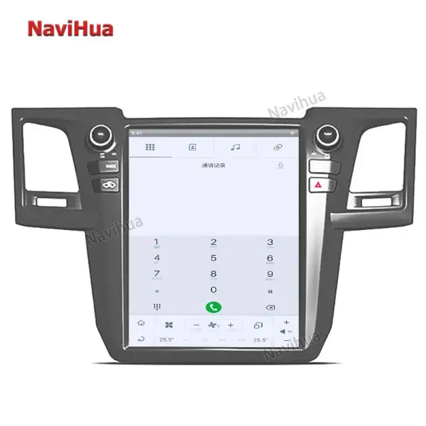 12.1 Inch Vertical Screen Android 9 Car DVD Player GPS Navigation Car Radio for Tesla Style Toyota Fortuner OLD