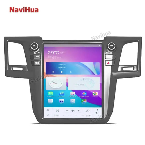 12.1 Inch Vertical Screen Android 9 Car DVD Player GPS Navigation Car Radio for Tesla Style Toyota Fortuner OLD