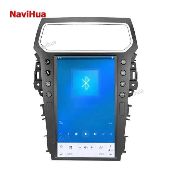 12.1 Inch Vertical Screen Android Car DVD Player GPS Navigation Auto Radio for Tesla Style Ford Explorer 2010-2017