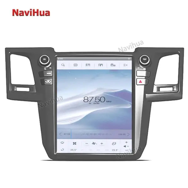 12.1 Inch Vertical Screen Car DVD Player GPS Navigation Car Stereo Auto Radio for Tesla Style Toyota for Fortuner Old