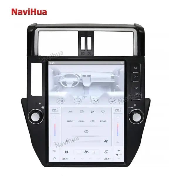 12.1 Inch Vertical Screen Car Multimedia DVD Player Radio Stereo for Toyoda Land Cruiser Prado 2010-2013