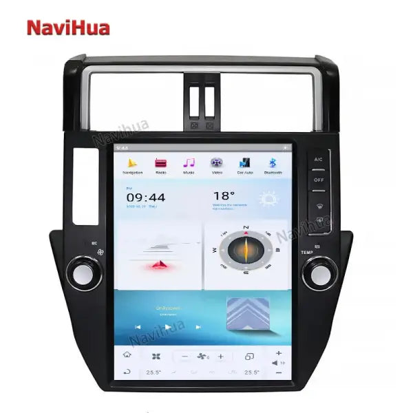 12.1 Inch Vertical Screen Car Multimedia DVD Player Radio Stereo for Toyoda Land Cruiser Prado 2010-2013