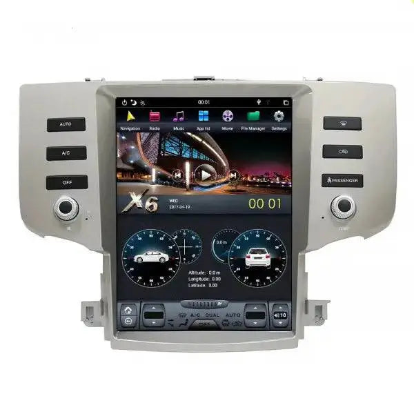 12.1 Inch Vertical Screen Car Multimedia Player Radio GPS