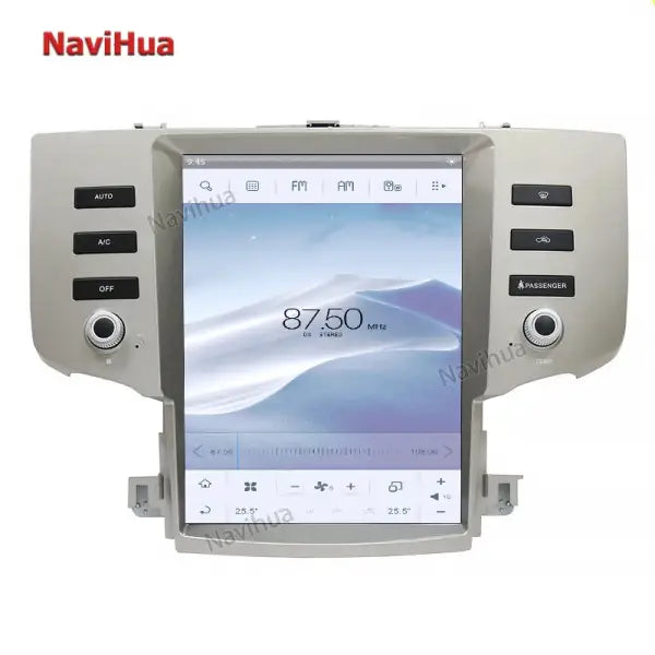 12.1 Inch Vertical Screen Car Multimedia Player Radio GPS Navigation for Toyota Mark X Reiz 2005-2009