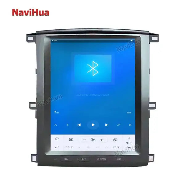 12.1 Inch Vertical Screen Car Radio DVD Player for Toyota Land Cruiser 100 2003-2007 for Lexus LX470 GPS Navigation 2.5D