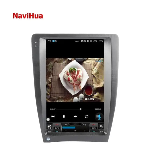 12.1" Touch Screen Auto Stereo Radio Video Monitor Multimedia Android Car DVD Player for Tesla Style Audi A3 2004-2012