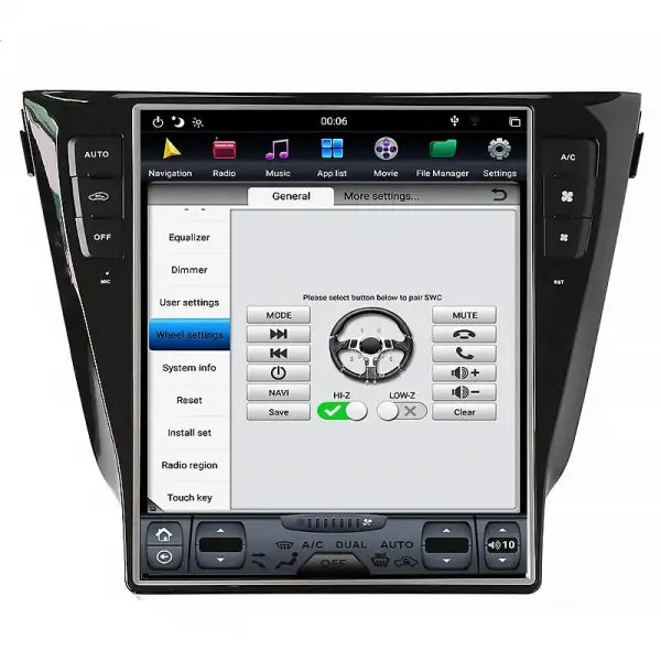 12.1" Touch Screen Car DVD Player Android Auto Radio Multimedia System GPS for Tesla Style Nissan X-Trail Qashqai 2013