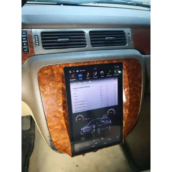 12.1" Vertical Screen Android Car Radio Head Unit for Chevrolet Silverado Suburban Avalanche GMC Sierra Yukon 2007-2013