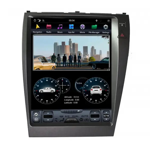 12.1Inch Android Car DVD Player GPS Navigation Head Unit Multimedia Radio for Lexus ES ES240 ES350