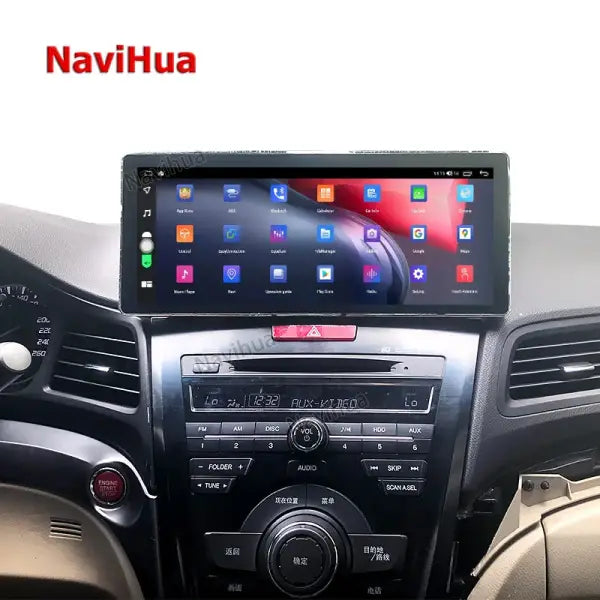 12.3" Android 10 HD Touch Screen Car Radio Stereo Multimedia System GPS Head Unit Carplay Car DVD Player for Acura ILX