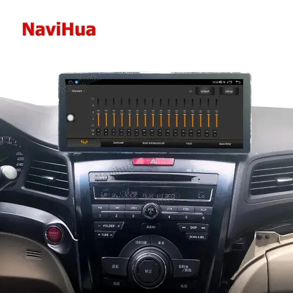 12.3" Android 10 HD Touch Screen Car Radio Stereo Multimedia System GPS Head Unit Carplay Car DVD Player for Acura ILX