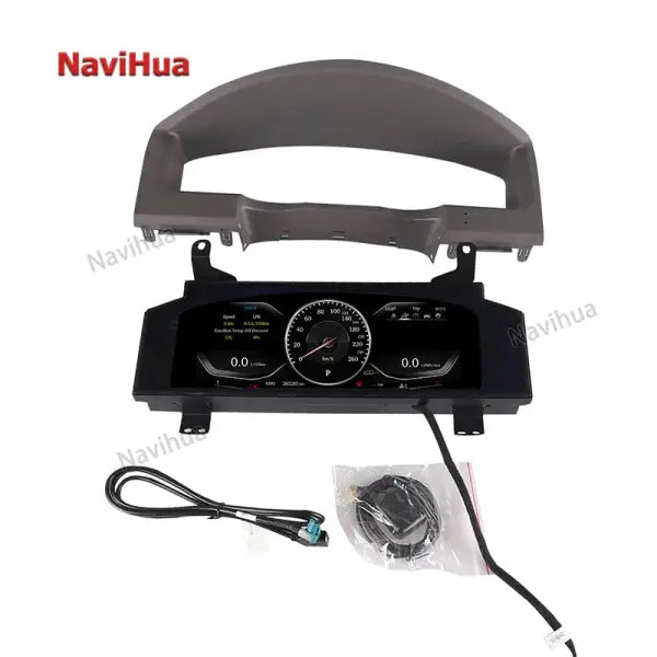 12.3" Car GPS Multimedia LCD Digital Instrument Gauge Cluster Speedometer Dashboard Auto Meter for Toyota Land Cruiser