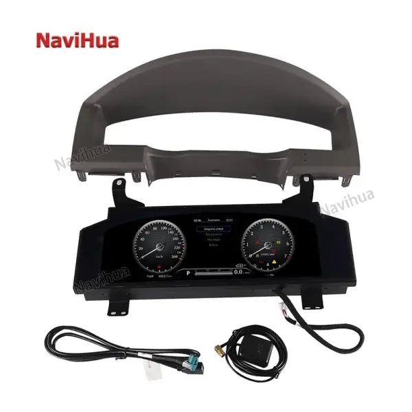 12.3" Car GPS Multimedia LCD Digital Instrument Gauge Cluster Speedometer Dashboard Auto Meter for Toyota Land Cruiser