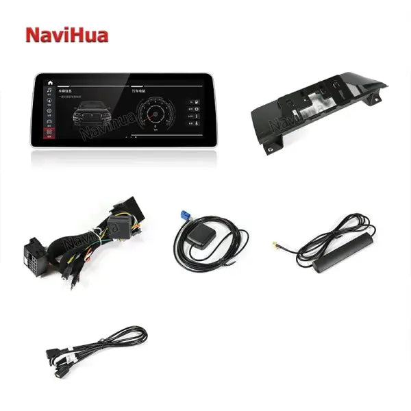 12.3 Inch Android 10 Car Radio DVD Player with Touch Screen 4+64 GB Carplay Navigation GPS BMW7 Series CIC NBT